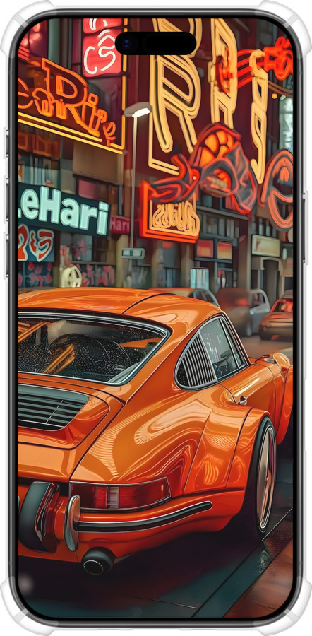 Силикон с усиленными углами чехол Порше для Apple iPhone 17 AIR - 6334sp-4032 изображение 