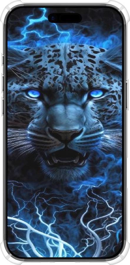 Силикон с усиленными углами чехол Ледяной леопард для Apple iPhone 17 AIR - 6460sp-4032 изображение 