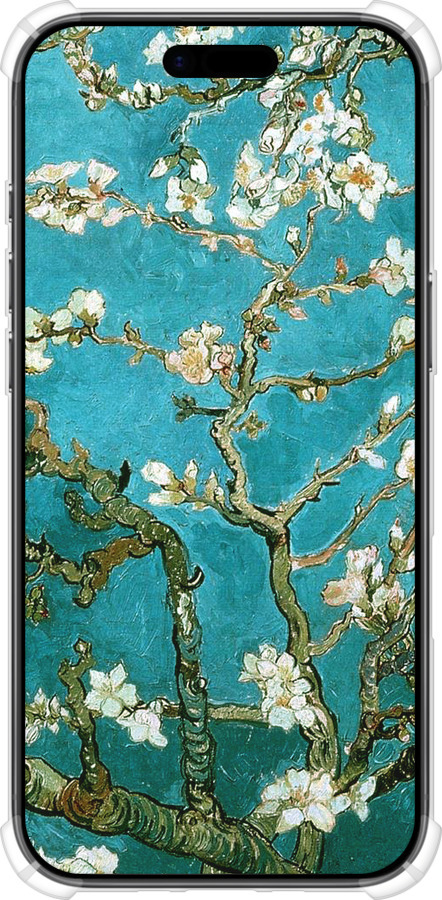 Силикон с усиленными углами чехол Винсент Ван Гог. Сакура для Apple iPhone 17 AIR - 841sp-4032 изображение 