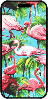 Силиконовый чехол Tropical background для Apple iPhone 17 AIR - 4016u-4032 изображение 