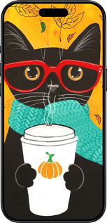 Силиконовый чехол Осенний кот для Apple iPhone 17 AIR - 4026u-4032 изображение 