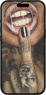 Силиконовый чехол Swag-girl для Apple iPhone 17 AIR - 4124u-4032 изображение 