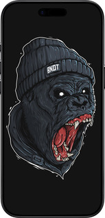 Силиконовый чехол Обезьяна в ярости для Apple iPhone 17 AIR - 4137u-4032 изображение 
