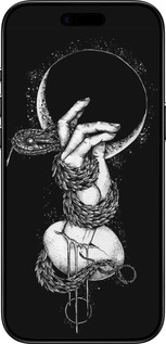 Силиконовый чехол Змея в руке для Apple iPhone 17 AIR - 4149u-4032 изображение 