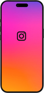 Силиконовый чехол Instagram для Apple iPhone 17 AIR - 4273u-4032 изображение 
