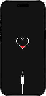 Силиконовый чехол Подзарядка сердца для Apple iPhone 17 AIR - 4274u-4032 изображение 