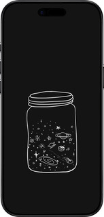 Силиконовый чехол Космос в банке для Apple iPhone 17 AIR - 4297u-4032 изображение 