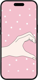 Силиконовый чехол Половинка сердца для Apple iPhone 17 AIR - 4340u-4032 изображение 