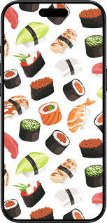 Силиконовый чехол Суши для Apple iPhone 17 AIR - 4404u-4032 изображение 