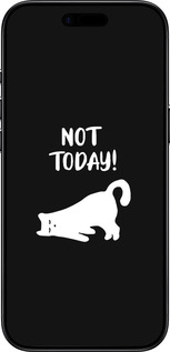 Силиконовый чехол Уставший кот для Apple iPhone 17 AIR - 4535u-4032 изображение 