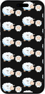 Силиконовый чехол Овечки1 для Apple iPhone 17 AIR - 4637u-4032 изображение 