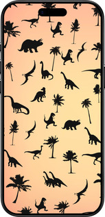 Силиконовый чехол Динозаврики 1 для Apple iPhone 17 AIR - 4772u-4032 изображение 