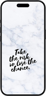 Силиконовый чехол Рискнуть или потерять шанс для Apple iPhone 17 AIR - 4866u-4032 изображение 