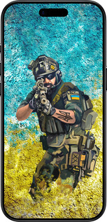 Силиконовый чехол Воин ЗСУ для Apple iPhone 17 AIR - 5311u-4032 изображение 