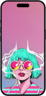 Силиконовый чехол Поп арт девушка для Apple iPhone 17 AIR - 5378u-4032 изображение 