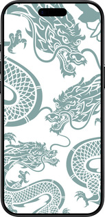 Силиконовый чехол Дракон для Apple iPhone 17 AIR - 5476u-4032 изображение 