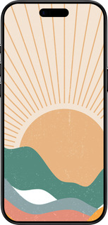 Силиконовый чехол Горы и солнце v2 для Apple iPhone 17 AIR - 5488u-4032 изображение 