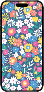 Силиконовый чехол Цветочный фон v4 для Apple iPhone 17 AIR - 5494u-4032 изображение 