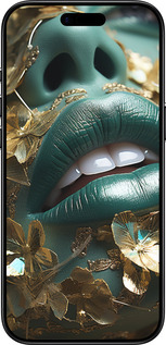 Силиконовый чехол Губы 2 для Apple iPhone 17 AIR - 5667u-4032 изображение 