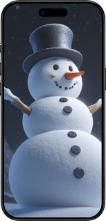 Силиконовый чехол Снеговик для Apple iPhone 17 AIR - 5826u-4032 изображение 