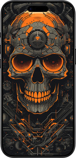 Силиконовый чехол Череп для Apple iPhone 17 AIR - 5952u-4032 изображение 