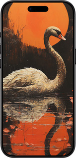 Силиконовый чехол Лебедь для Apple iPhone 17 AIR - 5964u-4032 изображение 