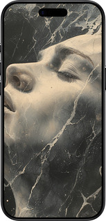 Силиконовый чехол Мраморная женщина для Apple iPhone 17 AIR - 6040u-4032 изображение 