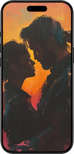 Силиконовый чехол Любовь на полотне для Apple iPhone 17 AIR - 6067u-4032 изображение 