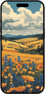 Силиконовый чехол Украинское поле для Apple iPhone 17 AIR - 6082u-4032 изображение 