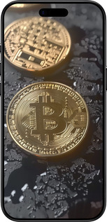 Силиконовый чехол Вулканический Bitcoin для Apple iPhone 17 AIR - 6092u-4032 изображение 