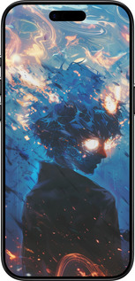 Силиконовый чехол Сатору Годжо для Apple iPhone 17 AIR - 6129u-4032 изображение 