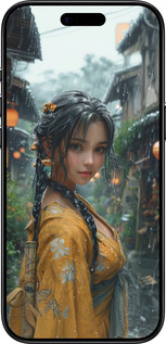 Силиконовый чехол Anime-girl для Apple iPhone 17 AIR - 6133u-4032 изображение 