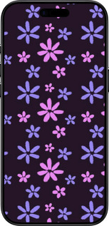 Силиконовый чехол с  цветами для Apple iPhone 17 AIR - 6258u-4032 изображение 