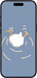 Силиконовый чехол Гусь ныряет для Apple iPhone 17 AIR - 6275u-4032 изображение 