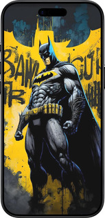 Силиконовый чехол Бетмен для Apple iPhone 17 AIR - 6290u-4032 изображение 