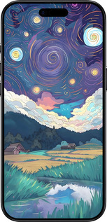 Силиконовый чехол Креативный арт для Apple iPhone 17 AIR - 6322u-4032 изображение 