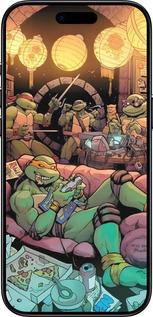 Силиконовый чехол Черепашки нинзя для Apple iPhone 17 AIR - 6346u-4032 изображение 