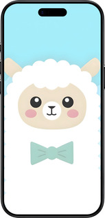 Силиконовый чехол Милый барашек для Apple iPhone 17 AIR - 6355u-4032 изображение 