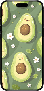 Силиконовый чехол Авокадо для Apple iPhone 17 AIR - 6380u-4032 изображение 