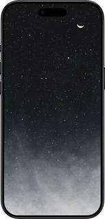 Силиконовый чехол Сині хмари, Синій місяць для Apple iPhone 17 AIR - 6396u-4032 изображение 