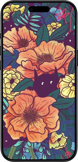 Силіконовий чехол Із зображенням польових квітів для Apple iPhone 17 AIR - 6419u-4032 изображение 