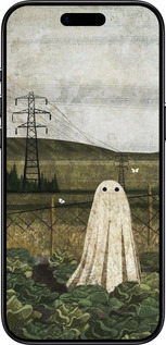 Силиконовый чехол Иллюстрация призрак в капусте для Apple iPhone 17 AIR - 6440u-4032 изображение 