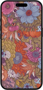 Силиконовый чехол Абстрактные цветы для Apple iPhone 17 AIR - 6526u-4032 изображение 