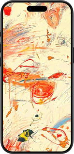 Силиконовый чехол Динамичная картина с хаотичными мазками для Apple iPhone 17 AIR - 6540u-4032 изображение 