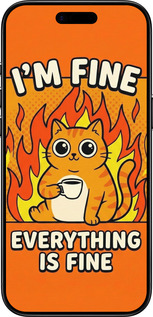 Силиконовый чехол Funny Cat для Apple iPhone 17 AIR - 6786u-4032 изображение 