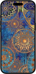 Силіконовий чехол Золотий візерунок для Apple iPhone 17 AIR - 678u-4032 изображение 