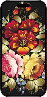 Силіконовий чехол Хохлома 6 для Apple iPhone 17 AIR - 829u-4032 изображение 