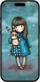 Силиконовый чехол Девочка с зайчиком для Apple iPhone 17 AIR - 915u-4032 изображение 