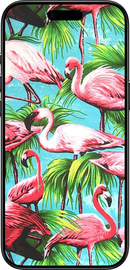 Силиконовый чехол Tropical background для Apple iPhone 17 AIR - 4016u-4032 изображение 