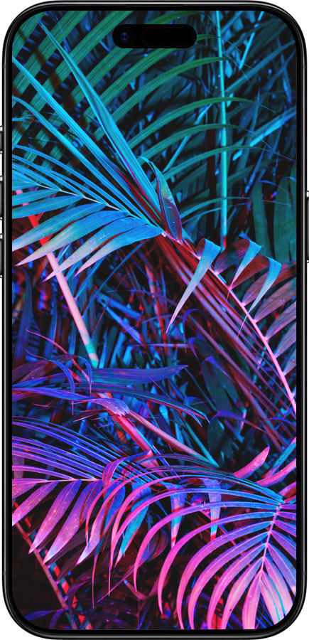 Силиконовый чехол Папоротник под ультрафиолетом для Apple iPhone 17 AIR - 4069u-4032 изображение 